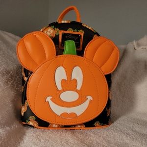 Disney x Loungefly Mickey Pumpkin Backpack